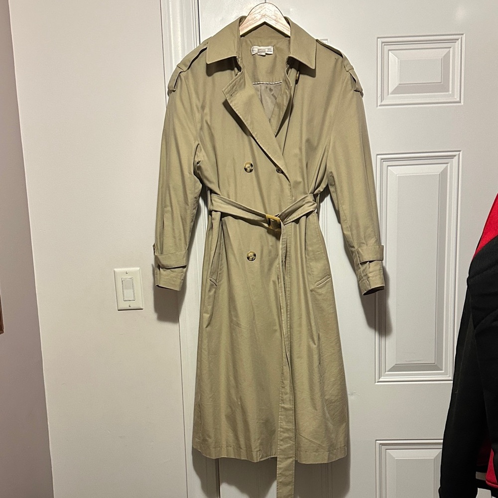 Mango Khaki Trench Coat with Belt